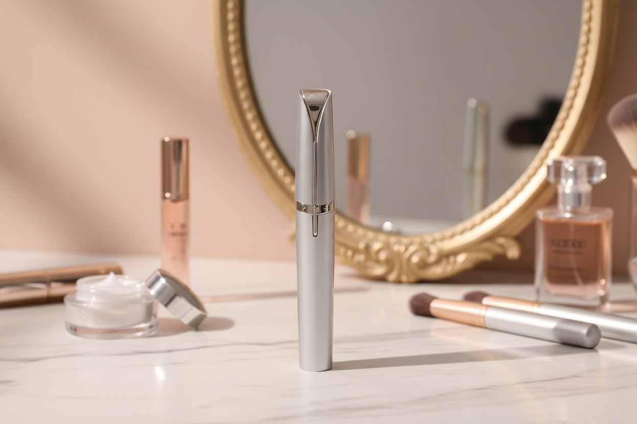 Mini Electric Eyebrow Trimmer Upper Lip, and Brows Hair Remover