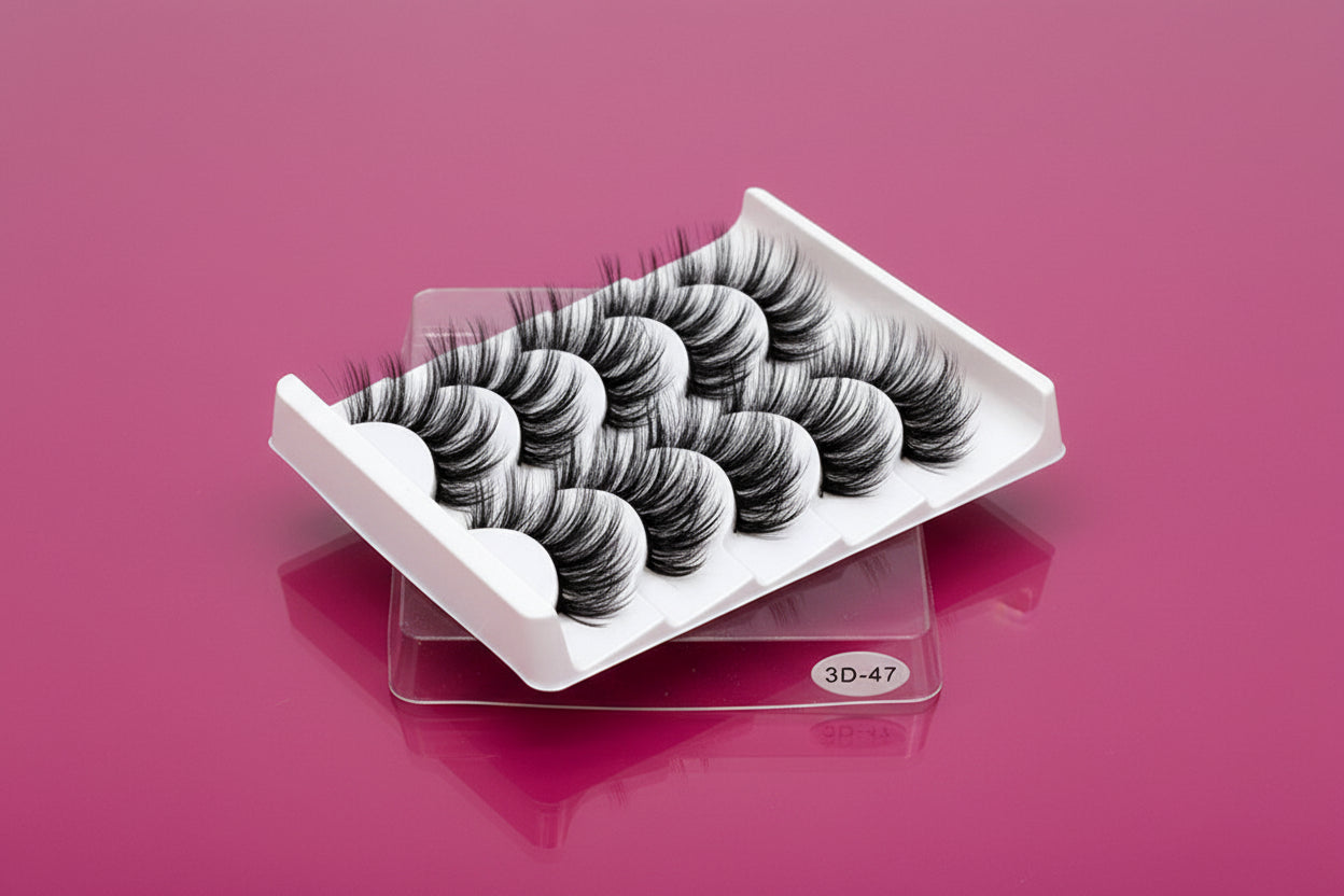 Handmade fiber false eyelashes