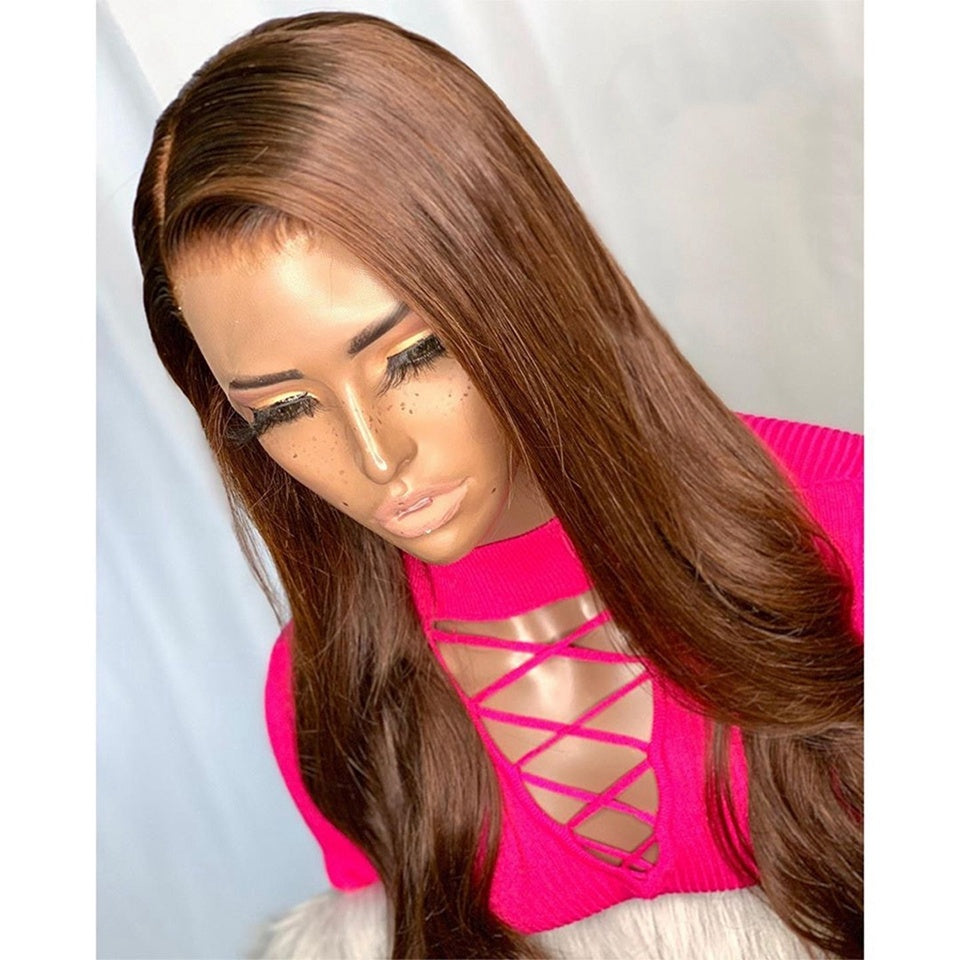 Solid Color Long Hair Wig