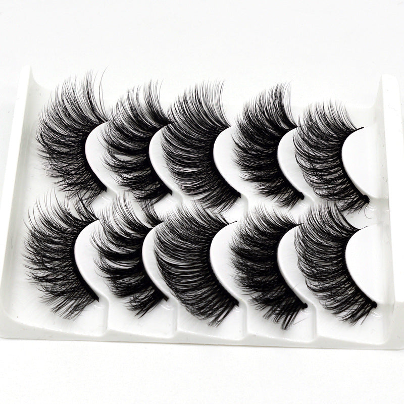 Handmade fiber false eyelashes