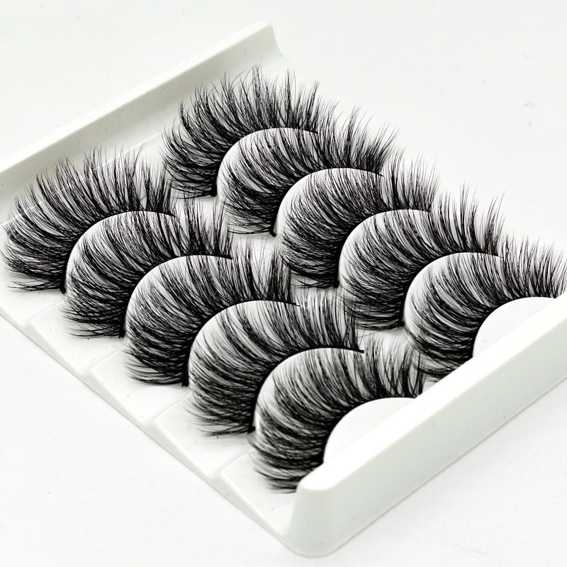 Handmade fiber false eyelashes