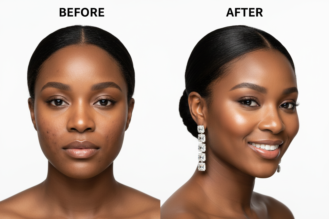 remove the pimple on the forehead